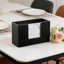 Napkin Holder, Tissue Holder  Paper Towel Dispenser Countertop Napkin Dispenser For Kitchen Bathroom Rectangular - Default - View 2