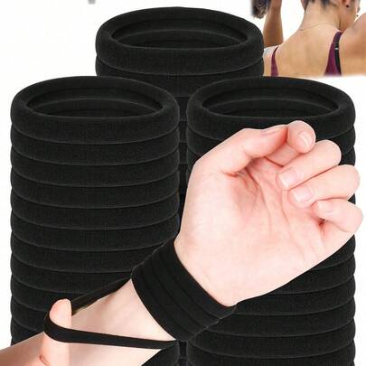 Fashionable Thick Elastic Hair Scrunchies, Suitable For Daily Use And Gifting. Can Be Used As Hair Ties, Ponytail Holders, Headbands And Sports Headbands. Suitable For Women And Girls, Can Perfectly Secure Long Hair. Also Suitable For Teenagers. | Hair Scrunchies Series | Durable Hair Ties