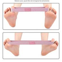 Cinta de tracción , cinturón ejercitador de entrenamiento correctivo Hallux Valgus of Foot, separador de dedos, pequeño y portátil, banda elástica para el pulgar, herramientas para el cuidado de dedos - Ver 2