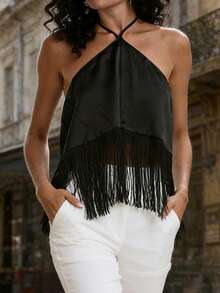 Women Tank Tops & Camis - Black - View 2