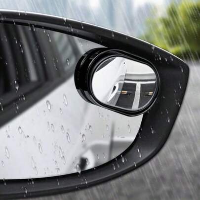 Car Rearview Mirror, Blind Spot Mirror, Wide Angle Auxiliary Mirror, Suitable For Sedans, SUVs, Rear Seat Blind Spot Mirror, Reversing Mirror. Storage Essential, Car Decor, Blind Spot Mirror, Auto Accessories