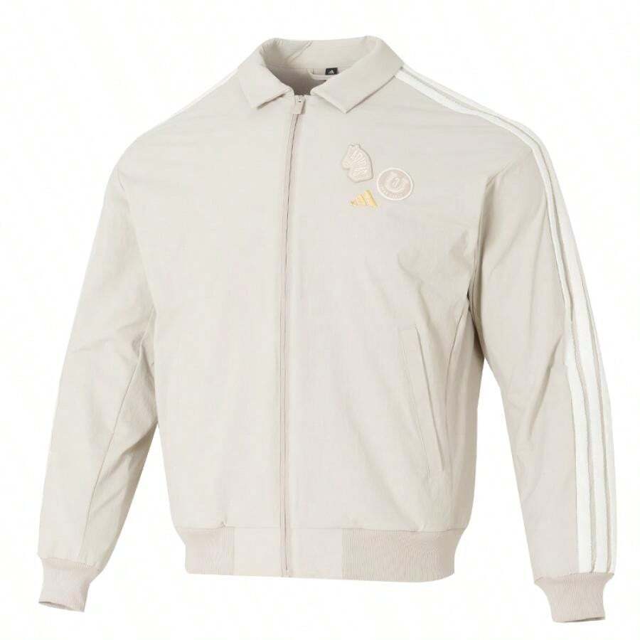 Adidas Men's Jacket/Coat, NYR 3S WV JKT, Casual Commuter Comfortable Minimalist Jacket KE4058 - Miracle Alumina Brown - View 1