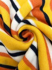 Đầm dệt kim không tay kẻ sọc nhiều màu sắc, kiểu dáng thường ngày, gợi cảm, dễ thương dành cho nữ của Mejors, đầm ôm sát cổ chữ V xẻ sâu, thích hợp cho các buổi đi chơi mùa xuân/hè, phong cách đường phố Y2K, dự tiệc, hộp đêm, đi làm, hẹn hò, kỳ nghỉ Boho, hàng ngày, lễ hội âm nhạc, buổi hòa nhạc đồng quê, màu cam. - Màu vàng - Xem 11