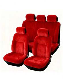 5-Seat Universal Polar Fleece Car Seat Covers - Plush Seat Covers - View 18