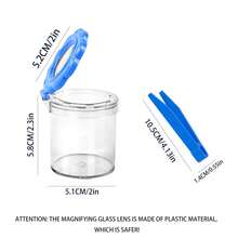 Outdoor Exploration Insect Observation Box, Clamp, Silkworm & Tadpole Net, Insect Collection Box, Transparent Magnifier - Multicolor - View 3