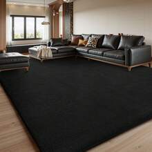Sour Lemon Area Rugs For Living Room, Soft Large Area Rug Fluffy Rugs For Bedroom,Machine Washable Area Rug Non Slip Carpet Rugs For Living Room Playroom Home Decor Christmas Decoration New Year Winter Warm Deco - Black - View 11