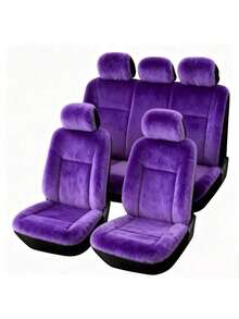 5-Seat Universal Polar Fleece Car Seat Covers - Plush Seat Covers - View 11