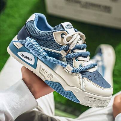 男士春季新款百搭休闲运动鞋，时尚青年学生运动鞋