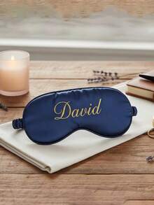 Custom Embroidered Eye Masks, Personalized Sleep Masks, Bridesmaid Gifts, Bridal Party Gifts, Personalized Wedding Gifts, Gifts For Her, Mother's Day Gifts. - Multicolor - View 3