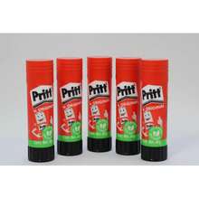 Pack Ahorro Pritt Jumbo 42g x5 Lápiz Adhesivo Original | Pega Limpio Sin Grumos, Lavable y No Tóxico - Adhesivo - Ver 1