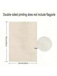 1pc Garden Flag | Durable Polyester, Single-Sided Print, Spring Floral Design, 2D Flat Print, Flagpole Not Included - A - View 5