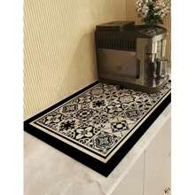 1个咖啡垫，适用于厨房台面、咖啡吧、餐具沥水垫，兼容咖啡机、咖啡壶、意式咖啡机 - 黑色 - 查看 15