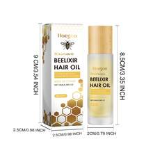 10毫升便携式天然植物护发油，蕴含蜂胶和迷迭香，滋养头皮 - 白色 - 查看 5