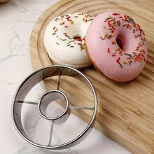 1/2/3pcs Durable Stainless Steel Donut Mold, Homemade Donut, Suitable For Bakery Use, Chocolate Cake Mold, Mousse Ring, Round Cookie Cutter Baking Tool - View 11