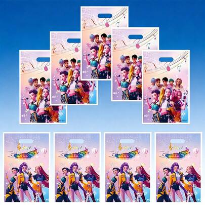 10pcs K-POP Idol Theme Party Decorations, K-Pop , Suitable For Fan Meetings, Birthdays And Various Occasions, Unique Fun Decorations (Random Design)