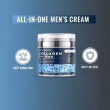 Men's Face Cream,Moisturizing Cream, Skin Care For Men, Hydrating Face Cream, Smoothing Cream With Collagen & Hyaluronic Acid - Hyaluronic Acid - View 8