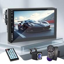HIPPCRON 7 Inch 1-DIN Car MP5 Player, High Definition Touch Screen Multimedia Player, FM AUX USB MirrorLink, Easy Installation - Without a Steering Wheel and Camera - View 9