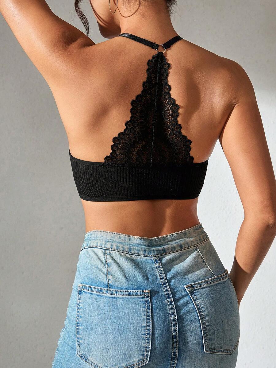 Women's Front Closure Lace Underwire Push-Up Bra - U-Back Design, Shapes Back Curve, Lifts Bust, Sexy & Comfortable, Fashionable & Versatile, Suitable For Daily And Special Occasions - Multicolor - View 1