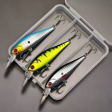 3pcs Minnow Lure Set -Exceptional Artificial Baits For Enhanced Catch Rates - Multicolor - View 8