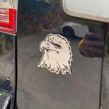 1pc 3D SPORT Emblem – Premium Metal Aluminum Alloy Car Logo Sticker For Trunk & Side Fender, Sporty Exterior Badge Decal For SUV & Sedan, Durable Auto Decoration Accessory - [Brushed Craft Eagle Mark]1pc - View 10
