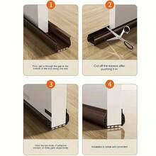 Self-Adhesive Door Bottom Sealing Strip Bedroom PVC Draught Soundproof Excluder Insect Prevention Draft Stopper Home Door Seal - 1PC - View 9