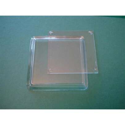 Clear Square Acrylic Coasters (80mm X 80mm, Extra Depth For Craft) - Twenty Five