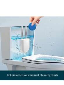 Toilet Tank Cleaning Tablet Holder, Household Bathroom Toilet Tank Cleaning Tablet Placement Tool Rack - Multicolor - View 3