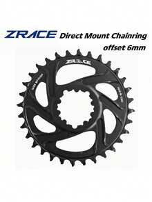ZRACE 1 X 12s Offset 6mm Direct Mount Chainrings For 3 Screws Direct Mount Crank, Compatible Eagle 28/30/32/34/36T 7075AL - Black - View 12