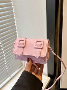 Questa nuova 1 pezzo di borsa a mano mini minimalista è casual, semplice e alla moda. Presenta un design con cerniera e una tracolla non regolabile, rendendola adatta per uscite quotidiane e gite di shopping. Può contenere facilmente gli essenziali di tutti i giorni, è un pezzo versatile ed è un must della moda. Si adatta a vari stili e occasioni, rendendola altamente adattabile. Può anche essere regalata agli amici. - Multicolore - Visualizzare 15