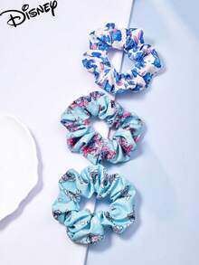 Disney 3 chiếc dây buộc tóc scrunchies trẻ em in kỹ thuật số họa tiết hoạt hình, thiết kế in kỹ thuật số thời trang dễ thương, phù hợp cho tiệc tùng, ngày tựu trường và làm quà tặng cho thanh thiếu niên - Nhiều màu - Xem 2