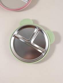 Stainless Steel & Silicone Suction Divided Plate, Anti-Slip Heat-Resistant Baby/Toddler Dinnerware Set - Multicolor - View 7