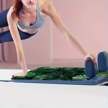 1件家用健身瑜伽普拉提运动垫，适用于健身房、客厅地板，防滑减震，吸湿易清洁，实用运动垫，硅藻土材质 - 彩色 - 查看 5
