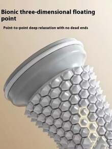 1pc Massage Roller | Deep Tissue Massage, Rough Surface, Medium Hardness, Manual Operation, Suitable For Yoga And Fitness Enthusiasts, Home Fitness Experience, Yoga Enhancer, Fashionable Design, Durable Structure, Plastic Material - Multicolor - View 6