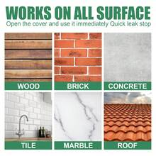EELHOE 300g Brush-On Waterproof Sealant, Clear Liquid Leak Sealer For Bathroom Floor, Wall, Kitchen Pipe, Strong Adhesive Flexible Coating For Concrete, Tile, Basement Crack Repair,Home,Room,Quick Ship Items,Free Shipping - Transparent Waterproof Adhesive - View 7