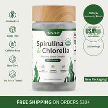 Spirulina Chlorella Complex - Natural Dietary Capsules - 30 Servings - 1 chai - Xem 2