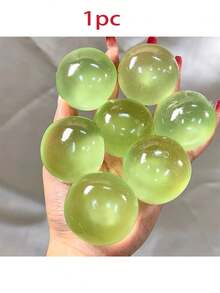 1个粉色水晶大苹果造型挤压玩具，慢回弹减压玩具，超薄可塑性奶油质感手工挤压球 - 彩色 - 查看 14