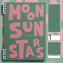 60pages/120sheets Happy Every Day! Retro American Style B5 Loose-Leaf Notebook, Removable, Non-Abrasive, Minimalist Student Notebook, DIY Notepad - Large Letter Cover Style - View 8