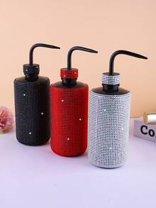 1个500毫升可重复灌装水钻美甲清洁瓶，挤压弯颈睫毛清洁瓶，美甲清洁工具 - 查看 4