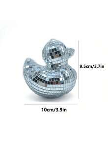 1 quả cầu disco hình vịt khảm gương, đồ trang trí tiệc - Một cỡ - Xem 2