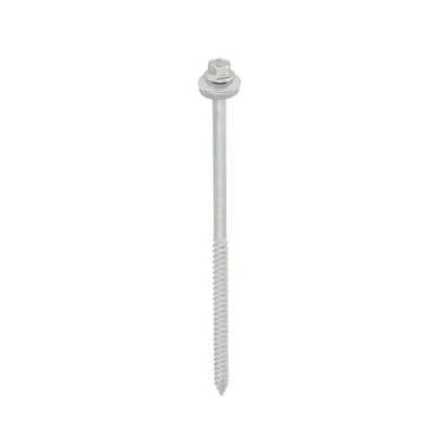 100 Pcs Silver Hex Slash Point Screws 6.3x150 Thin Sheet Metal To Timber By Timco