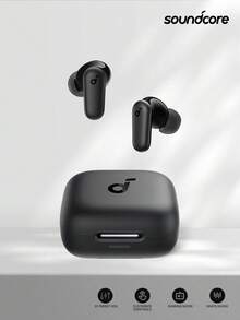 Anker R50i NC 主動降噪耳機，45 小時續航，藍牙 5.4，2 合 1 手機支架，強勁低音，適合旅行、健身、通勤與校園生活 (Soundcore P30i) - 查看 2