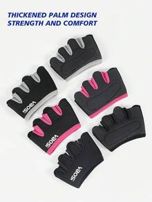 VBOSI 1 đôi găng tay thể dục bốn ngón unisex - Dùng cho nâng tạ và tập luyện. - Nhiều màu - Xem 9