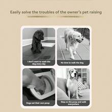 Puppy Potty Training Toilet Tray With Leak-Proof Urine Pad And Isolation Grid Ring, Anti-Slip Pet Toilet For Teddy, Bichon And Small Dogs - View 8