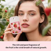 1.7液体盎司草莓之吻香氛喷雾，果香花香调，融合草莓和香草气息，持久留香，不含酒精，可用于颈部、手腕、身体和头发，适合约会和日常使用，是生日、圣诞节、母亲节、情人节的绝佳礼物。 - 草莓之吻噴霧-50ml-1包裝 - 查看 4