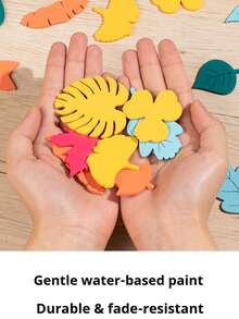 27pcs Realistic Leaf Matching Cognitive Learning Toys, Educational Puzzle Game For Kids - Leaf Toys - View 9