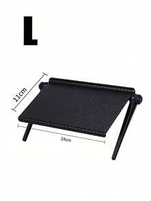 可调节电视/显示器支架，展示收纳架，电脑屏幕支架，小物件收纳架。实用便捷，无需钻孔，安装简便，保持桌面整洁，节省空间。也适用于办公室装饰、床头柜、客厅、宿舍、旅行和日常使用。 - 查看 8