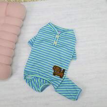 4-Leg Pet Clothes, Spring/Summer Outfit, Cat Apparel, Small Animal Costume, 4-Leg Loungewear - Purple - View 14