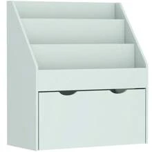 Bookcase For With Shelves Drawer Bookcase For Bedroom Playroom Green - Green - View 10