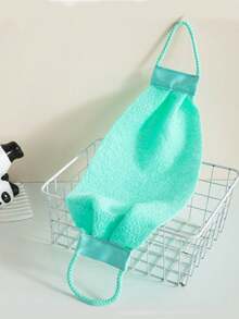 1pc Drawstring Exfoliating Loofah, Scrub Back Brush, Strong Cleaning, Unisex - C - View 9