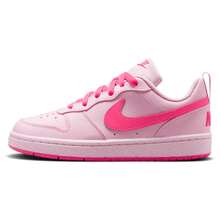 Nike Court Borough Low Recraft Big Kids/Women's Casual Shoes DV5456-123 | Everyday Versatile, Comfortable Fit - 粉色 - 查看 1